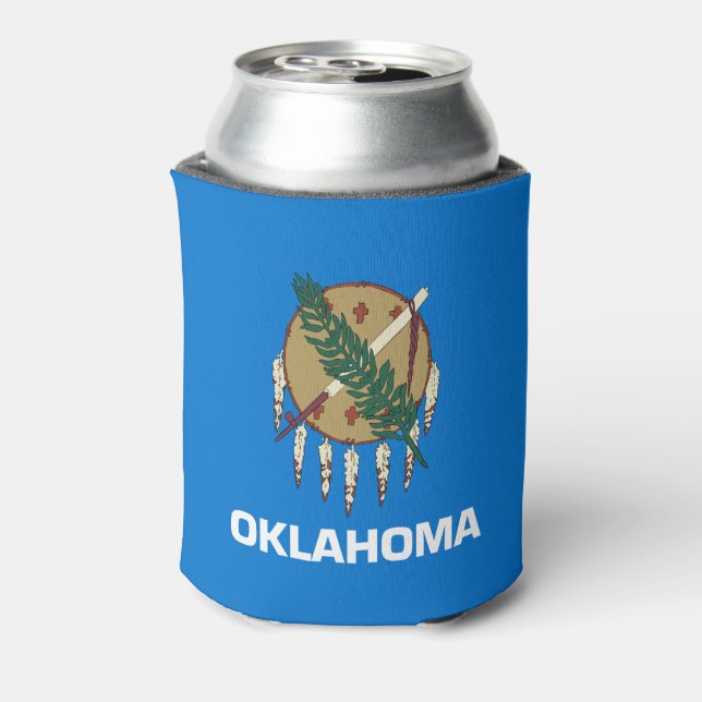 Porta-lata Bandeira do Estado de Oklahoma (Can Back)