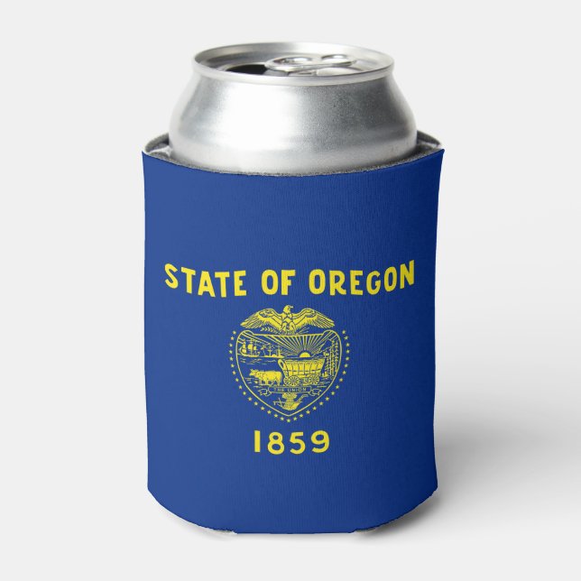 Porta-lata Bandeira do Estado de Oregon (Can Front)