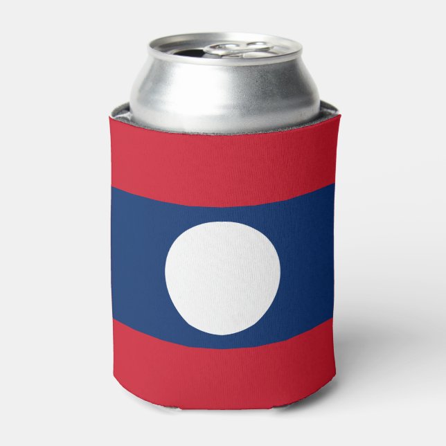 Porta-lata Bandeira do Laos (Can Front)