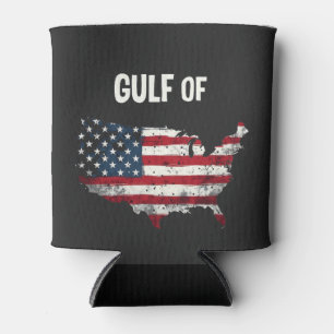 Porta-lata Bandeira do Mapa Americano Funny Trump USA