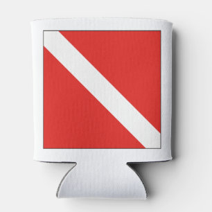 Porta-lata Bandeira do mergulhador do ICS