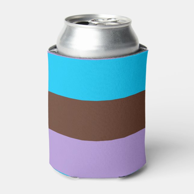 Porta-lata Bandeira do Orgulho Androsexual (Can Front)