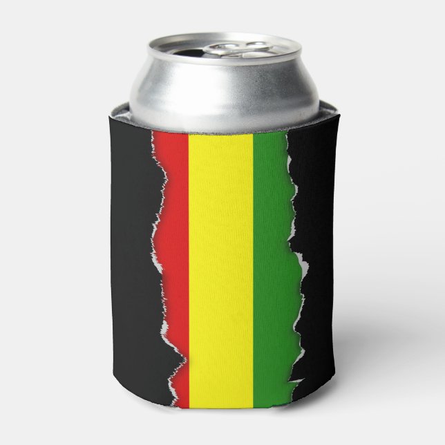 Porta-lata Bandeira do Orgulho Rastafarian (Can Front)