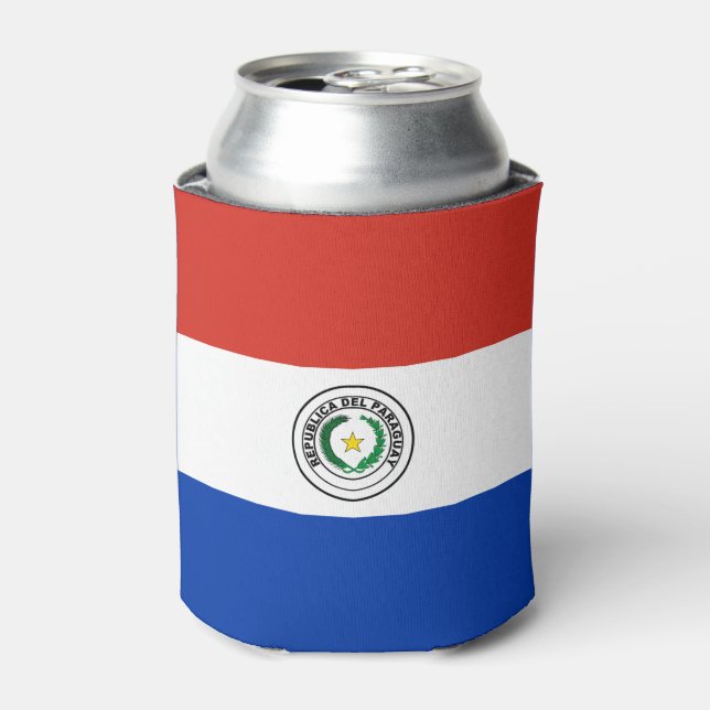 Porta-lata Bandeira do Paraguai (Can Front)