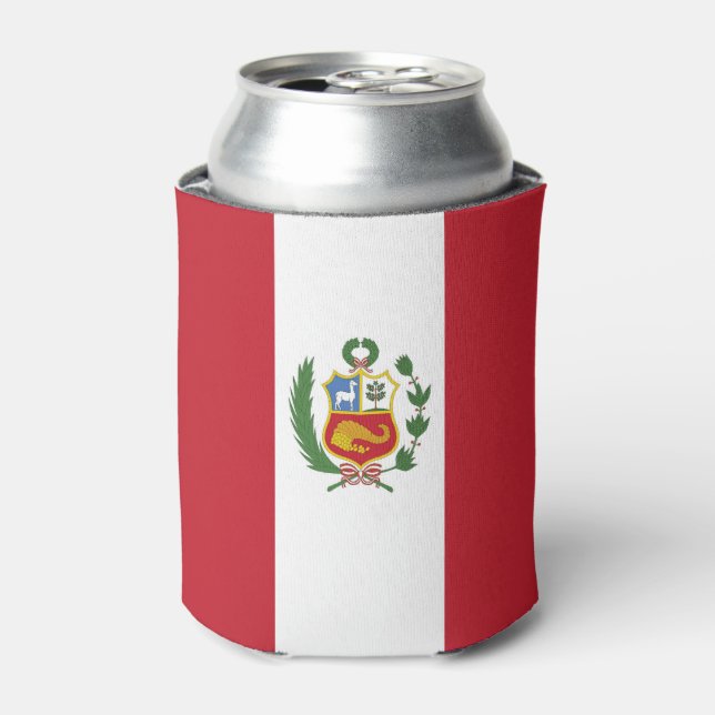 Porta-lata Bandeira do Peru (Can Front)