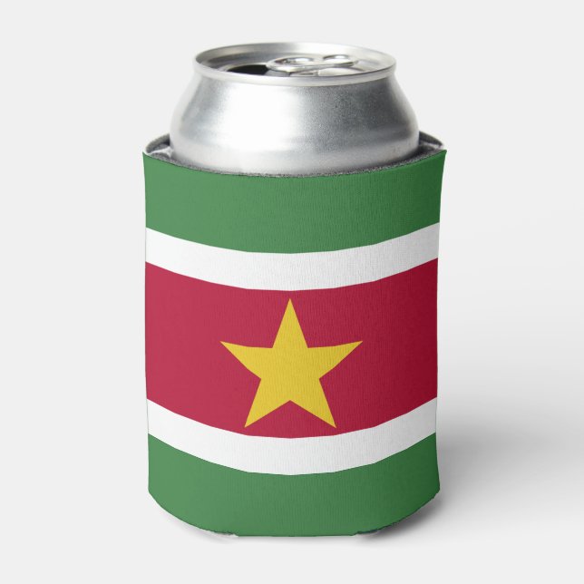 Porta-lata Bandeira do Suriname (Can Front)