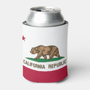 Porta-lata Bandeira do Urso da República da Califórnia: Calif