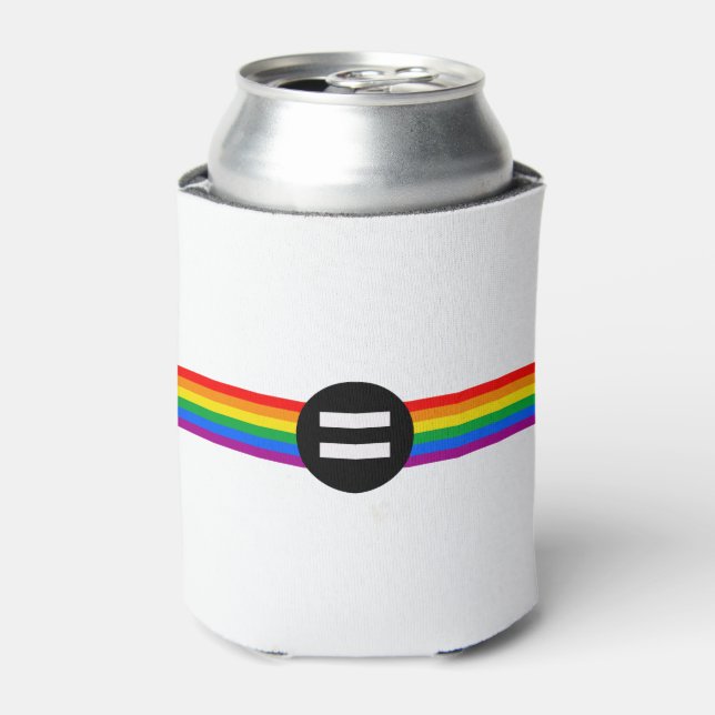 Porta-lata Bandeira dos Direitos Gay (Can Front)
