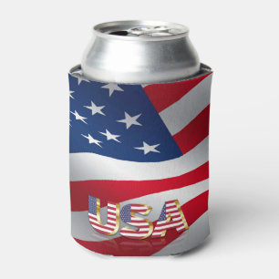 Porta-lata Bandeira dos Estados Unidos