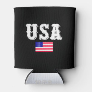 Porta-lata Bandeira dos EUA-Bandeira dos EUA-América-American