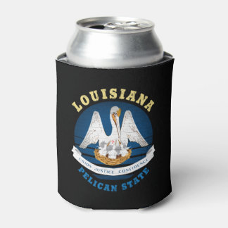 PORTA-LATA BANDEIRA ESTADUAL LOUISIANA PELICAN