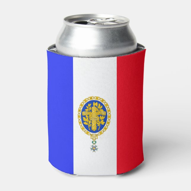 Porta-lata Bandeira francesa-Emblem (Can Front)