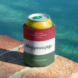 Porta-lata Bandeira Nacional do Dia da Independência na Hungr