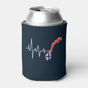 Porta-lata Bandeira Norueguesa Bandeira da Noruega Norge Bati