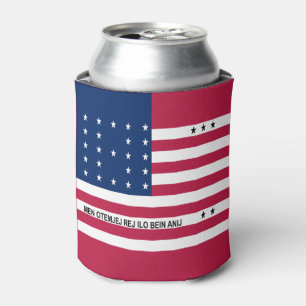 Porta-lata Bandeira Patriótica do Atol Bikini