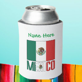Porta-lata Bandeira Personalizada do México