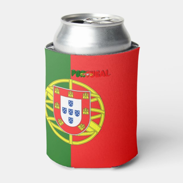 Porta-lata bandeira portuguesa (Can Front)