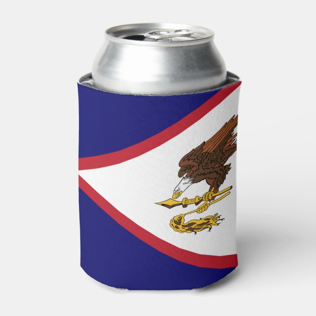 Porta-lata bandeira Samoa Americana (Can Front)
