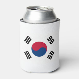 Porta-lata bandeira sul-coreana