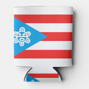 Porta-lata Bandera PR Sol Taino