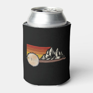 Porta-lata Banjo Vintage Montanhas Bluegrass Folk Music Banjo