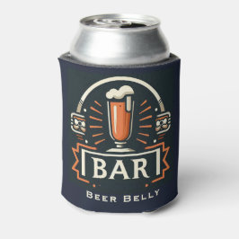 Porta-lata Bar De Belly De Cerveja Divertido, Logotipo De Mug