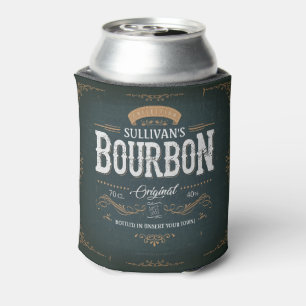 Porta-lata Bar de Uísque Bourbon Americano Vintage Look ADICI