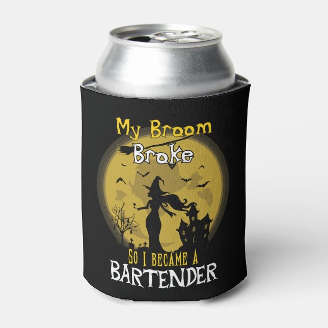 Porta-lata Bartender Witeen Halloween (Can Front)
