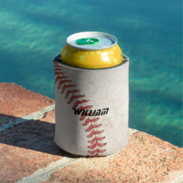 Porta-lata Baseball rústico personalizado Legal