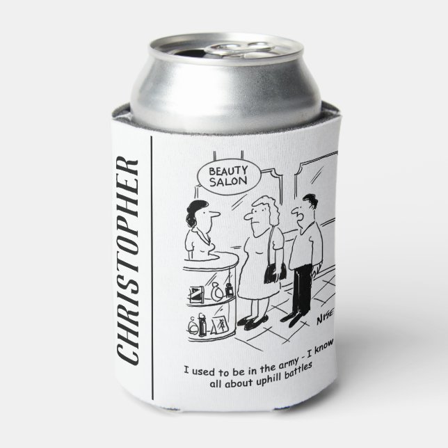 Porta-lata Batalhas de Beauty Salon & Uphill (Can Front)