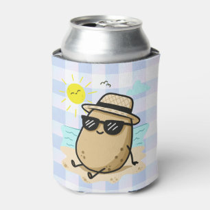 Porta-lata Batata Na Praia Vibrações de Verão