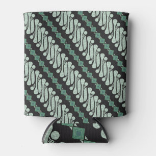 Porta-lata Batik Parang Yogyakarta: Padrão Moderno da Flora