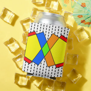 Porta-lata Bauhaus Pentágonos