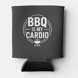 Porta-lata BBQ Is My Cardio Funny Grill BBQ Dad Quote