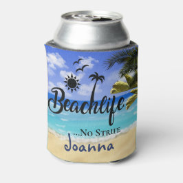 Porta-lata Beachlife No Strike cita Summer Palm tree water C