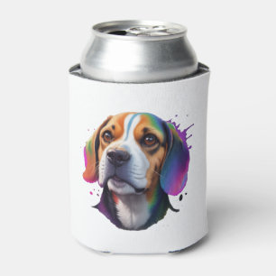 Porta-lata beagle colorido