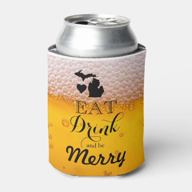 Porta-lata Beba e seja Feliz (Can Front)