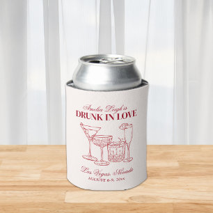 Porta-lata Bebado No Amor Cocktails Bachelorette Weekend