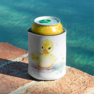 Porta-lata Bebê Duck 2 Aquarela Pode Resfriar