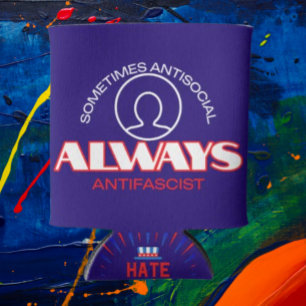 Porta-lata Bebida Fria, Tomada Quente: Bebida Antifascista Ma