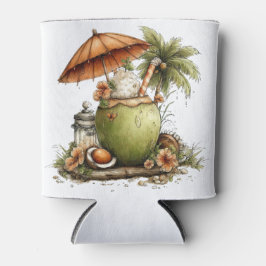 PORTA-LATA BEBIDA TROPICAL DE VERÃO ESQUISITA E FOFINHA EM UM