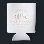 Porta-lata Bebidas aquáticas, brunch e chá de panela<br><div class="desc">Champanhe moderno cor-de-rosa e bachelorette chá de panela a favor</div>