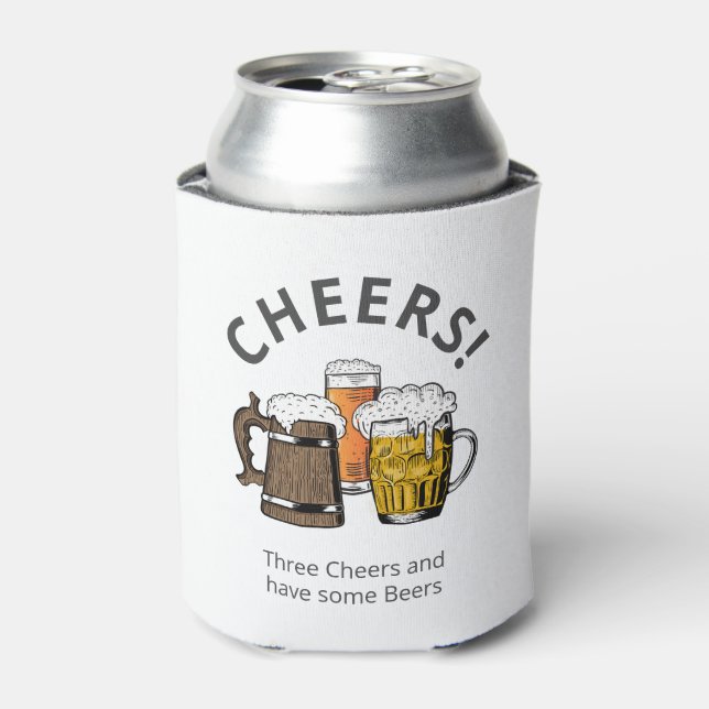 Porta-lata Bebidas de Cartoons de CHEERS Modernas Personalizá (Can Front)