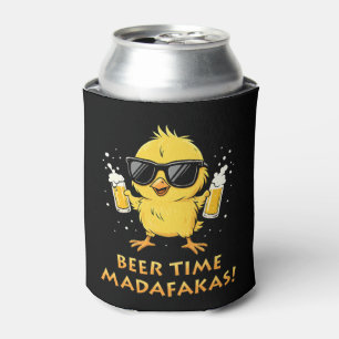 Porta-lata Beer Time Madafakas Meme Pato Goose Retro