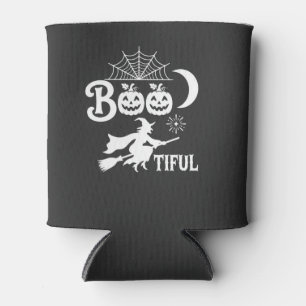 Porta-lata Bela decoração de Halloween da bruxa da lua Design
