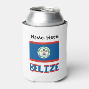 Porta-lata Belize e Sinalizador Beliziano com o seu nome