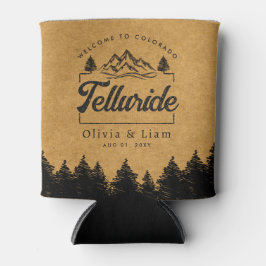 Porta-lata Bem-Vindo A Telluride Colorado Wedding Minimalist
