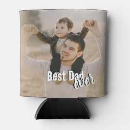 Porta-lata Best Dad Ever Photo Photo