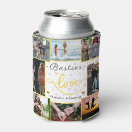 Porta-lata Besties Cooler com Nomes e Oferta de Colagem de 8