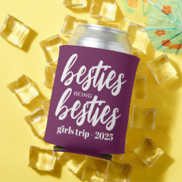 Porta-lata Besties sendo Besties Personalizadas